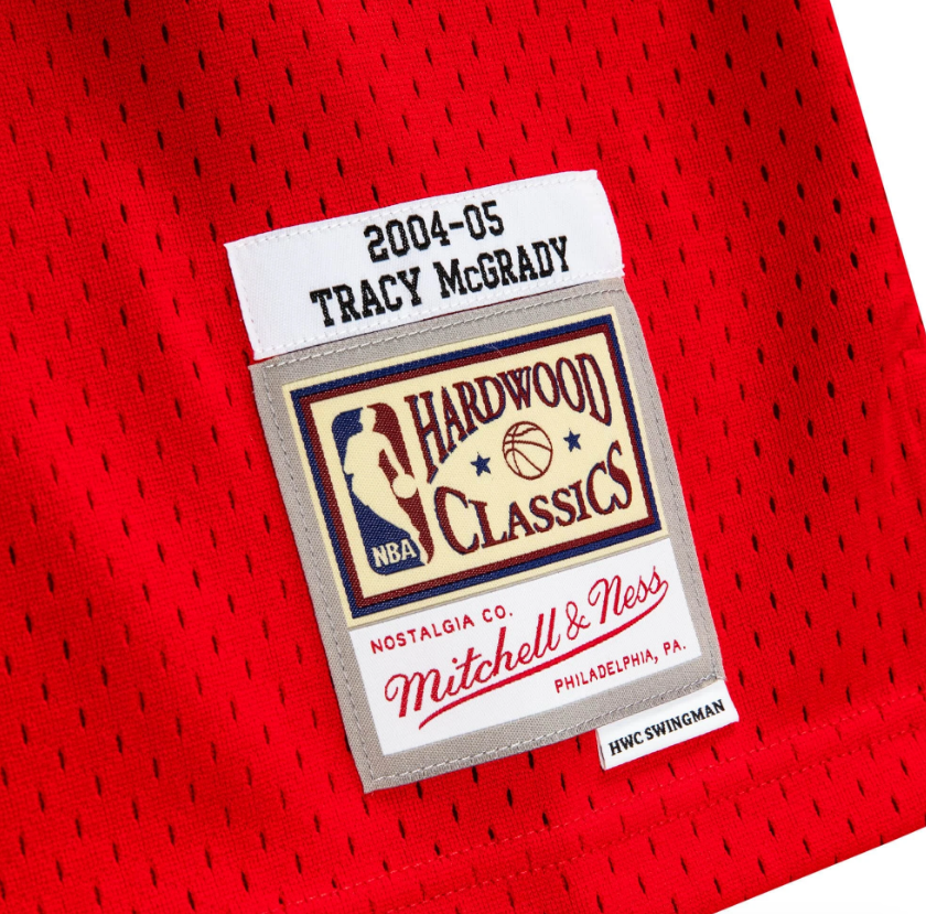 Men’s Tracy McGrady Houston Rockets 2004-05 Red Swingman Jersey By Mitchell &amp; Ness