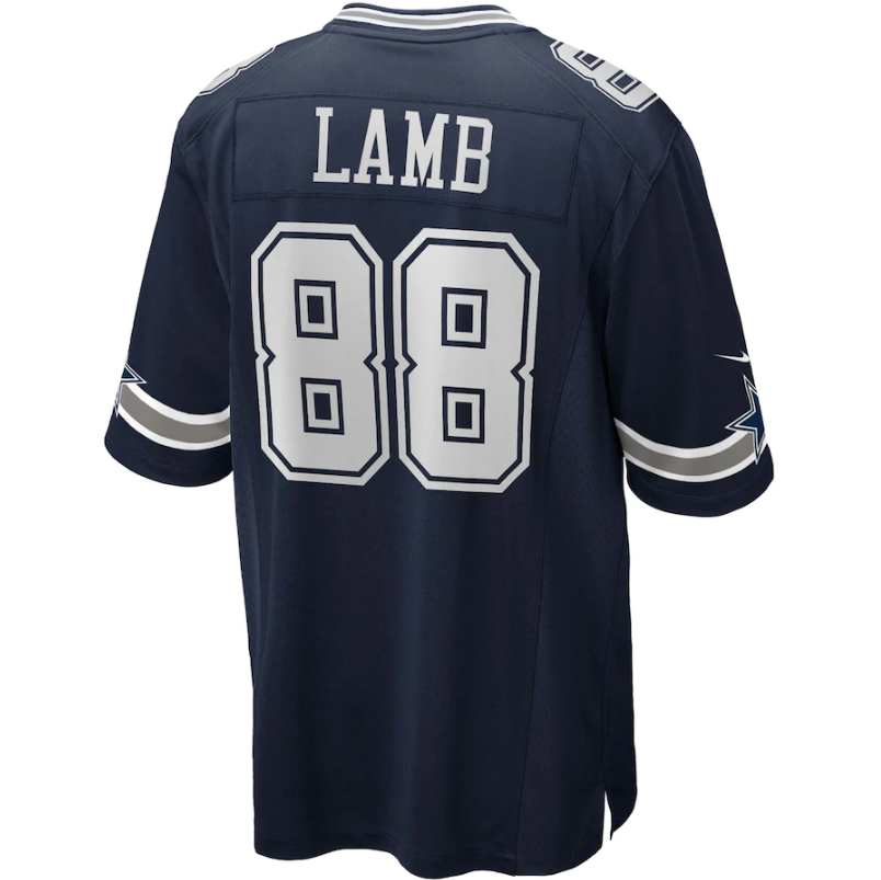 Youth Dallas Cowboys CeeDee Lamb Nike Navy Game Jersey