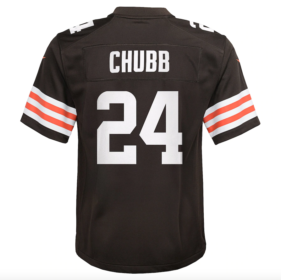 Youth Nike Nick Chubb Brown Cleveland Browns Game Jersey