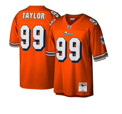 Jason Taylor Miami Dolphins Mitchell &amp; Ness Legacy Alternate Jersey - Orange