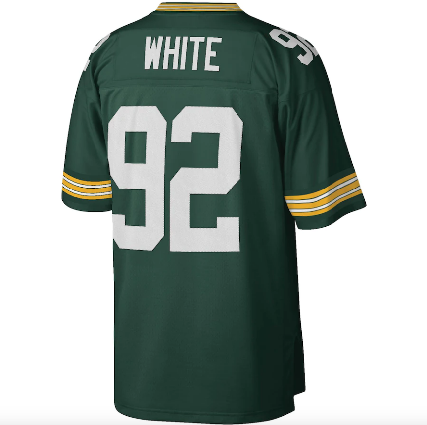 Reggie White Green Bay Packers 1996 Green Legacy Jersey By Mitchell &amp; Ness