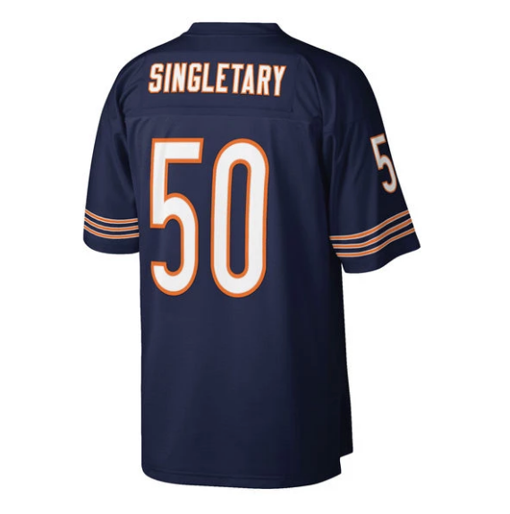 Mens Chicago Bears Mike Singletary Mitchell &amp; Ness Navy Legacy Jersey