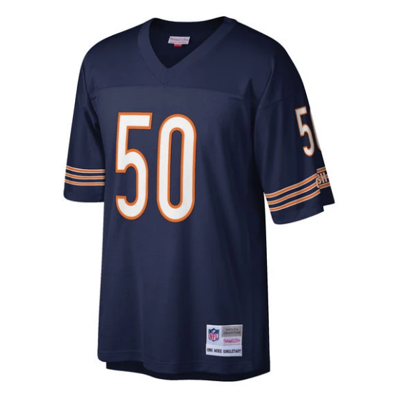 Mens Chicago Bears Mike Singletary Mitchell &amp; Ness Navy Legacy Jersey