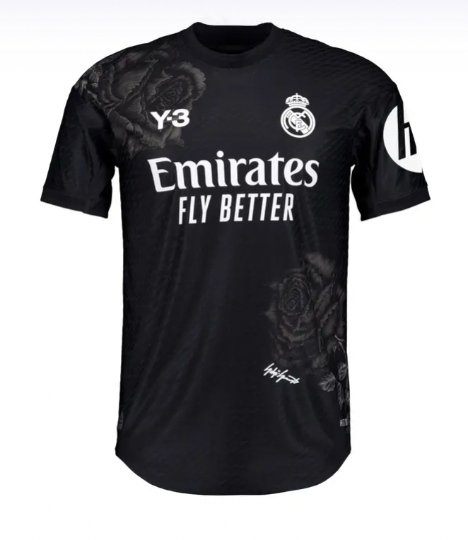 REAL MADRID X Y-3 2023/24 COLLAB (BLACK) SHIRT