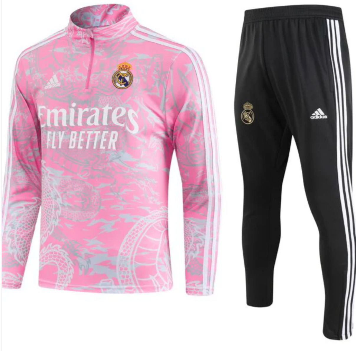 Real Madrid Tracksuit - Pink Dragon