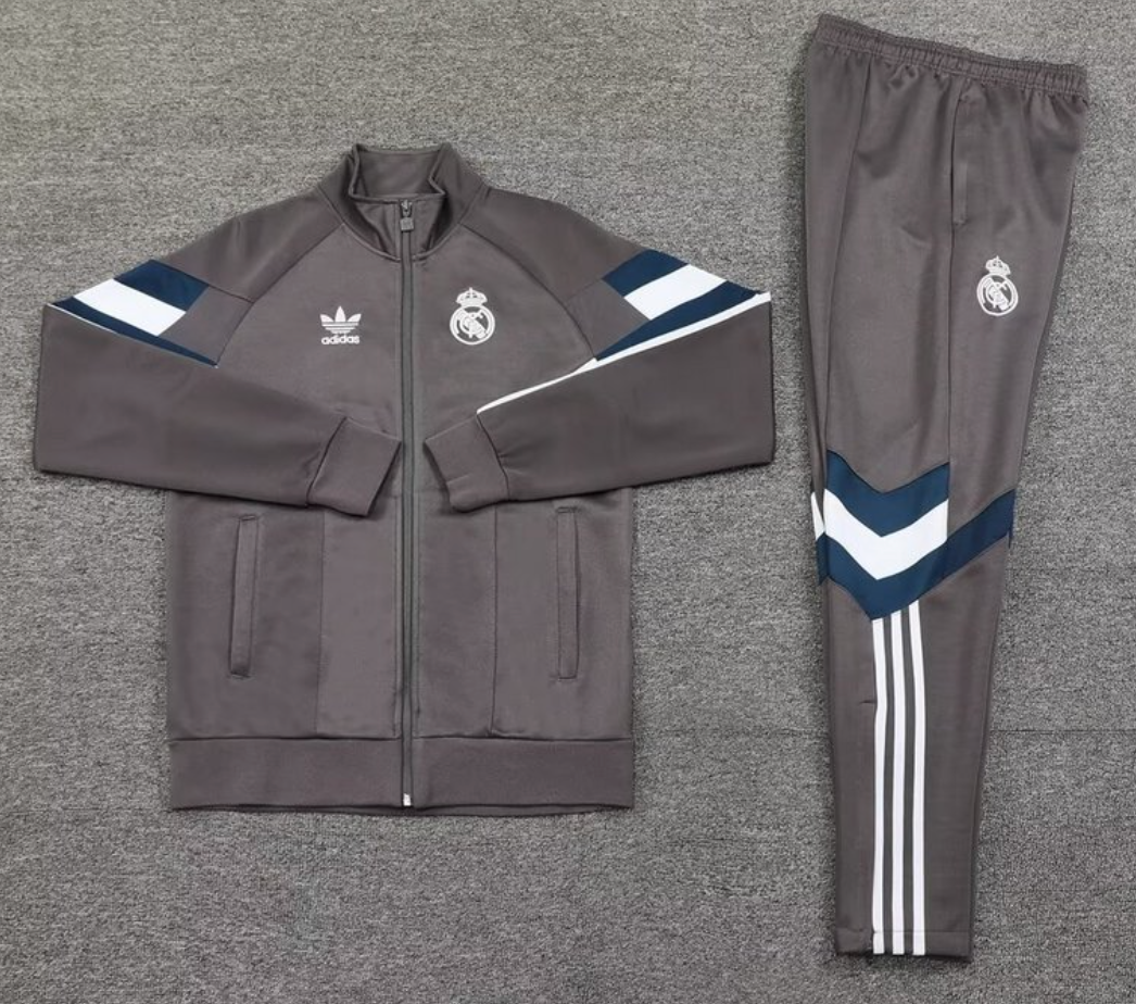 Real Madrid Tracksuit 2024/2025 Grey