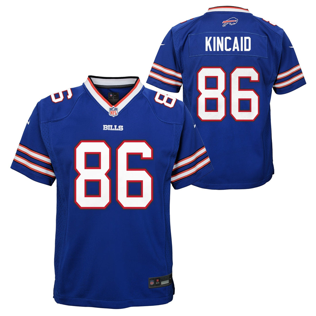 Youth Dalton Kincaid Buffalo Bills Nike Royal Blue Game Jersey