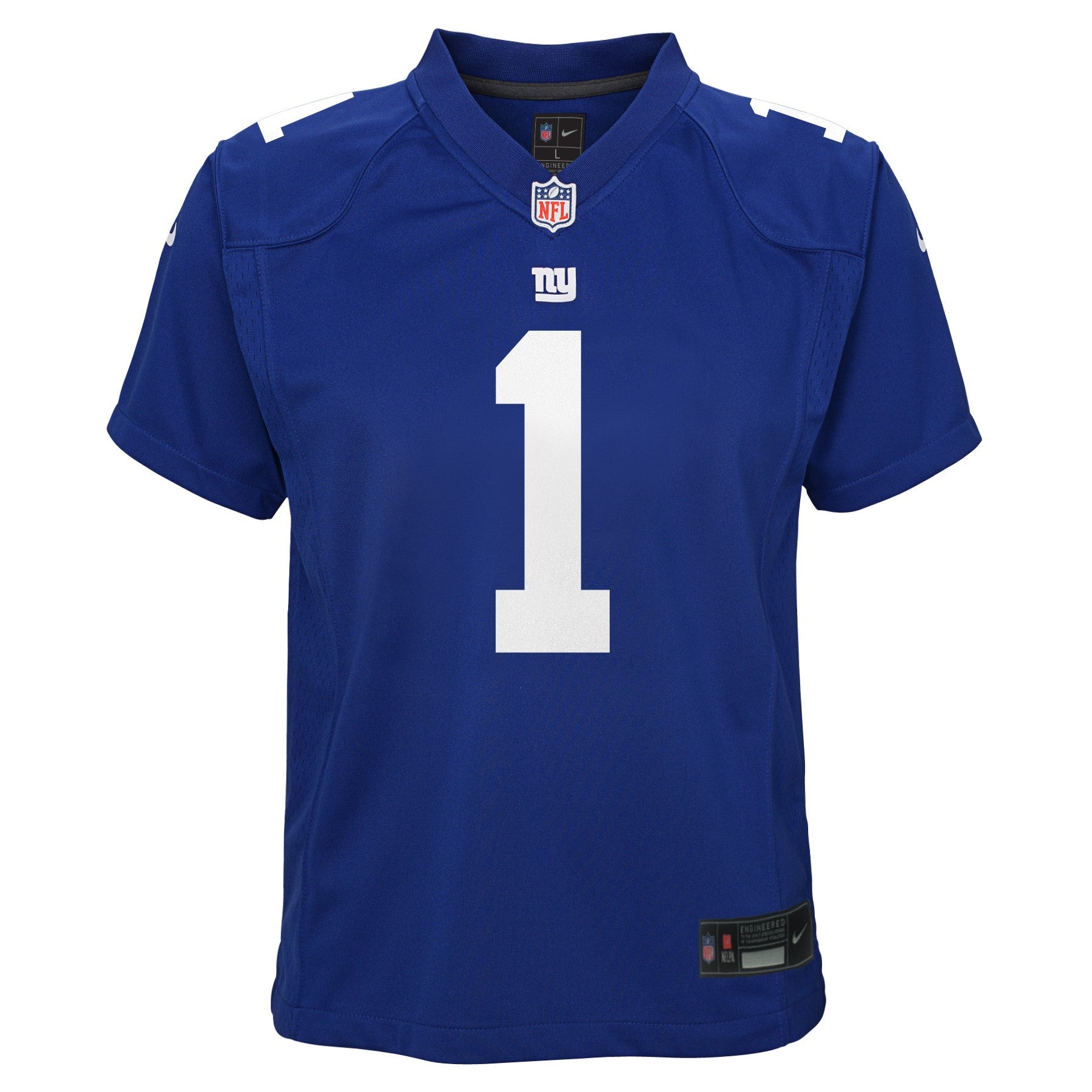 Youth Malik Nabers New York Giants Royal Blue Nike Game Jersey