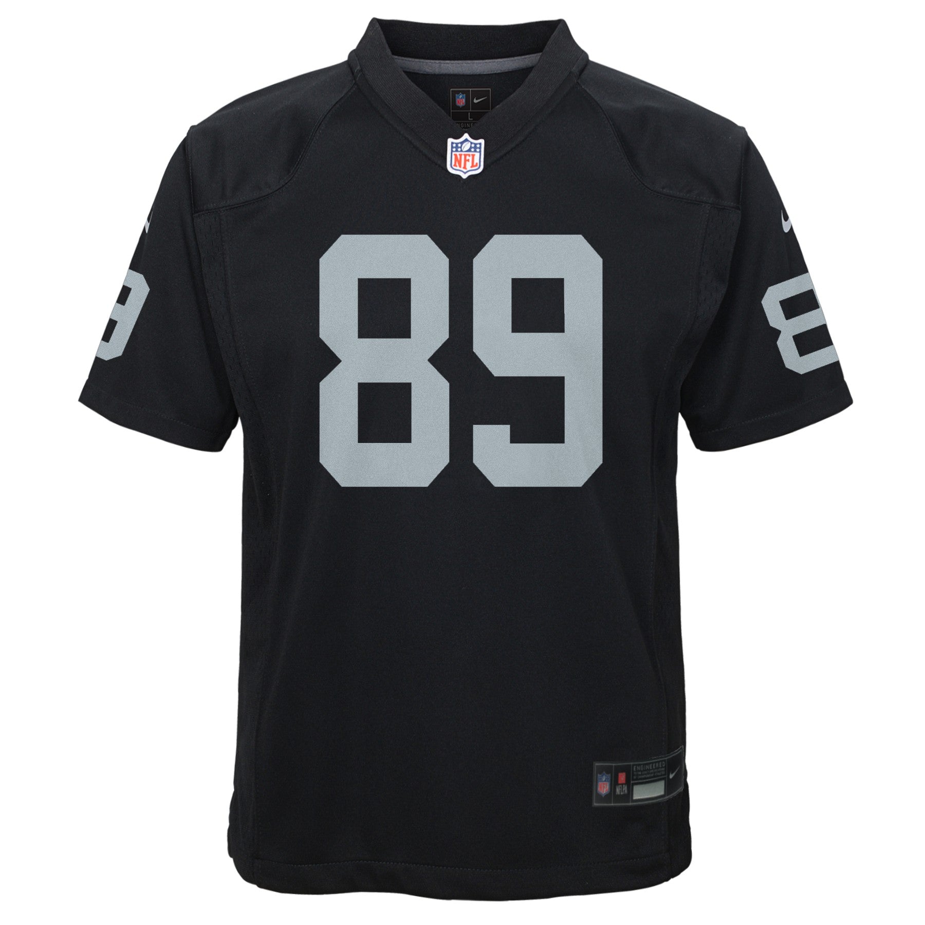 Youth Brock Bowers Las Vegas Raiders Black Nike Game Jersey