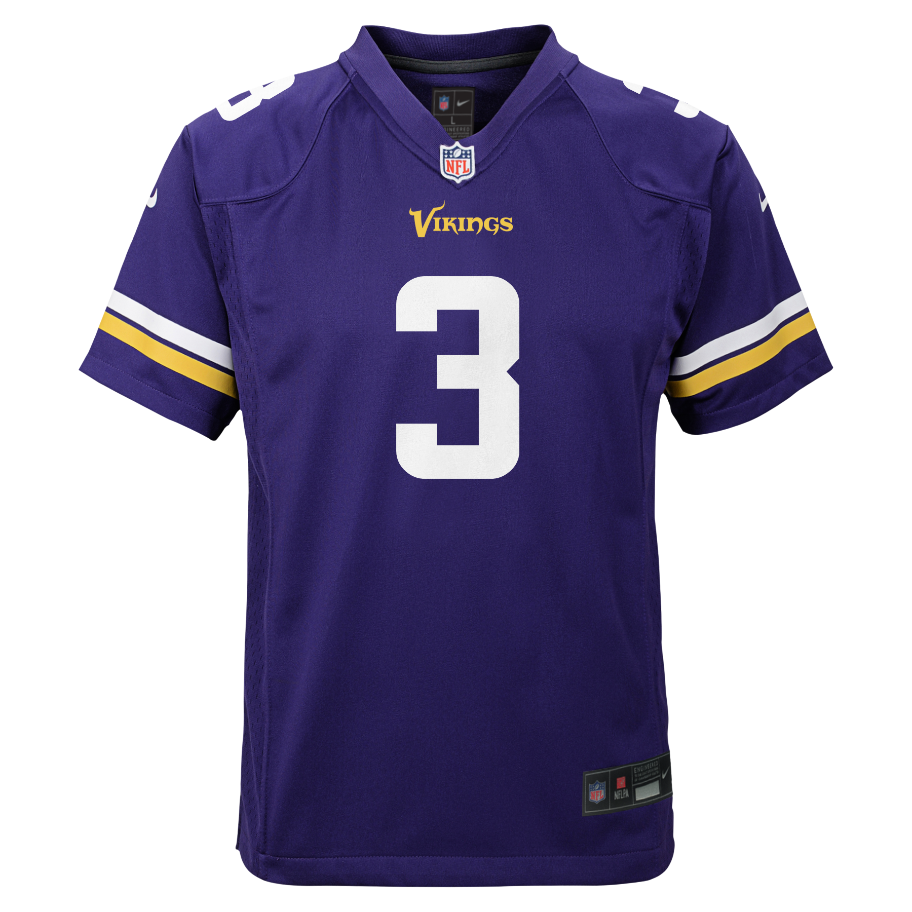 Youth Jordan Addison Minnesota Vikings Purple Nike Game Jersey