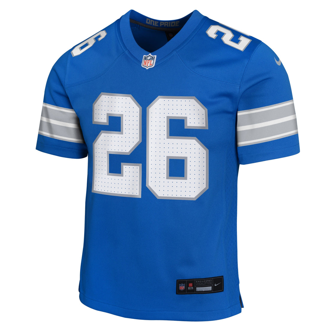 Youth Detroit Lions Jahmyr Gibbs Nike Blue Game Jersey