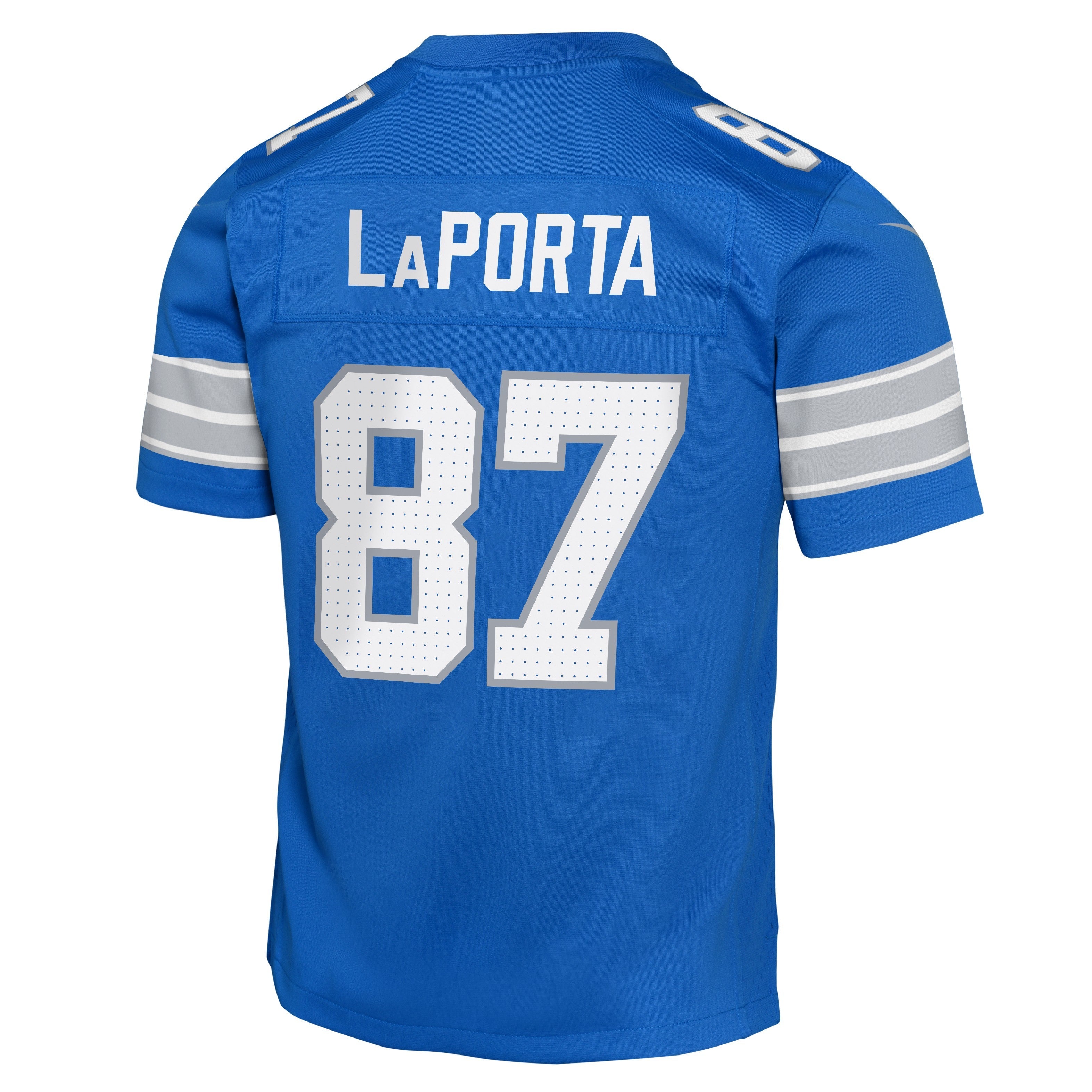 Youth Detroit Lions Sam LaPorta Nike Blue Game Jersey