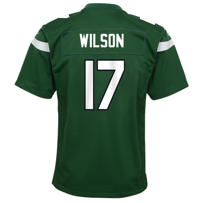 Youth Garrett Wilson New York Jets Nike Green Game Jersey