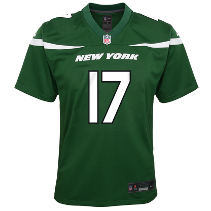 Youth Garrett Wilson New York Jets Nike Green Game Jersey