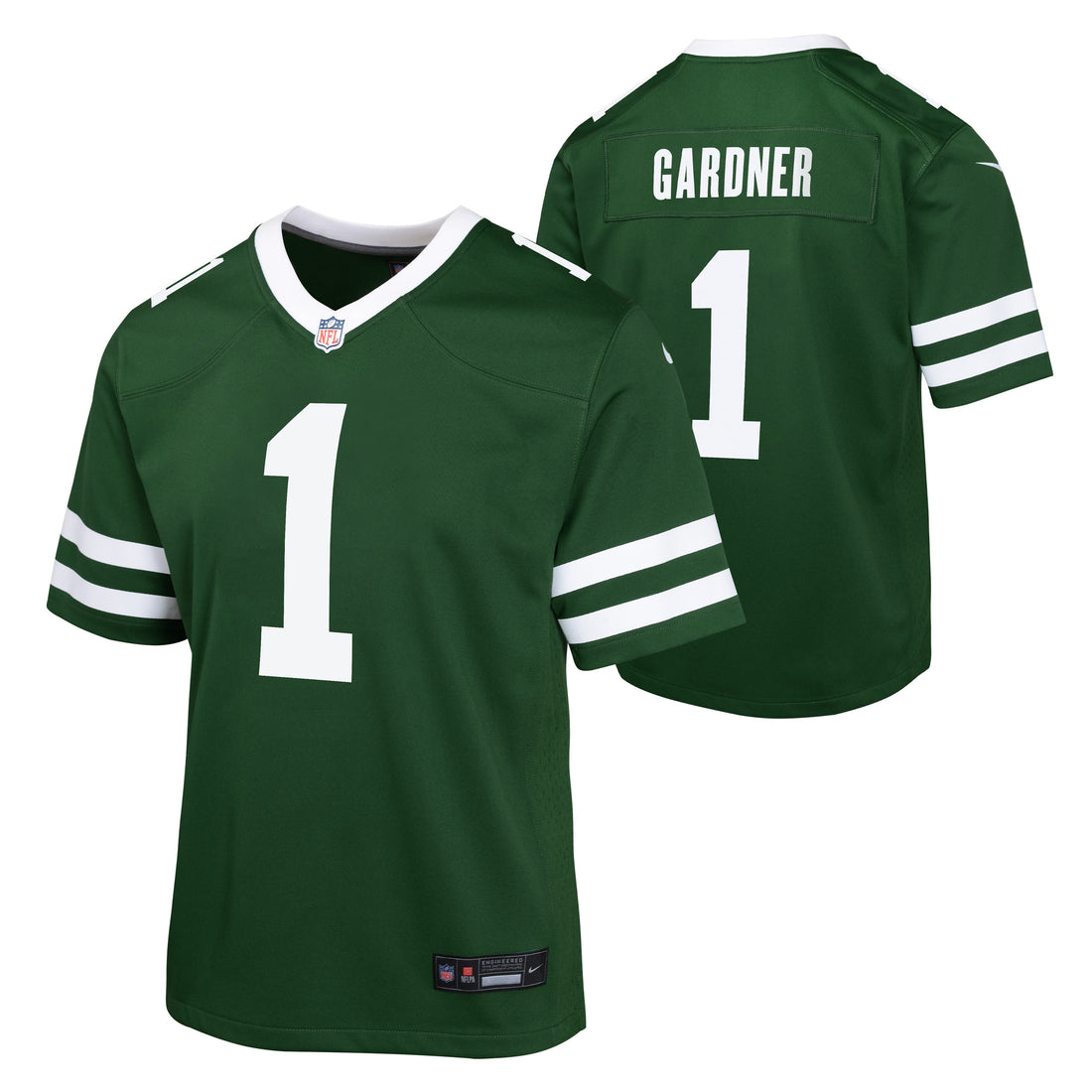 Youth Sauce Gardner New York Jets Nike Green Game Jersey