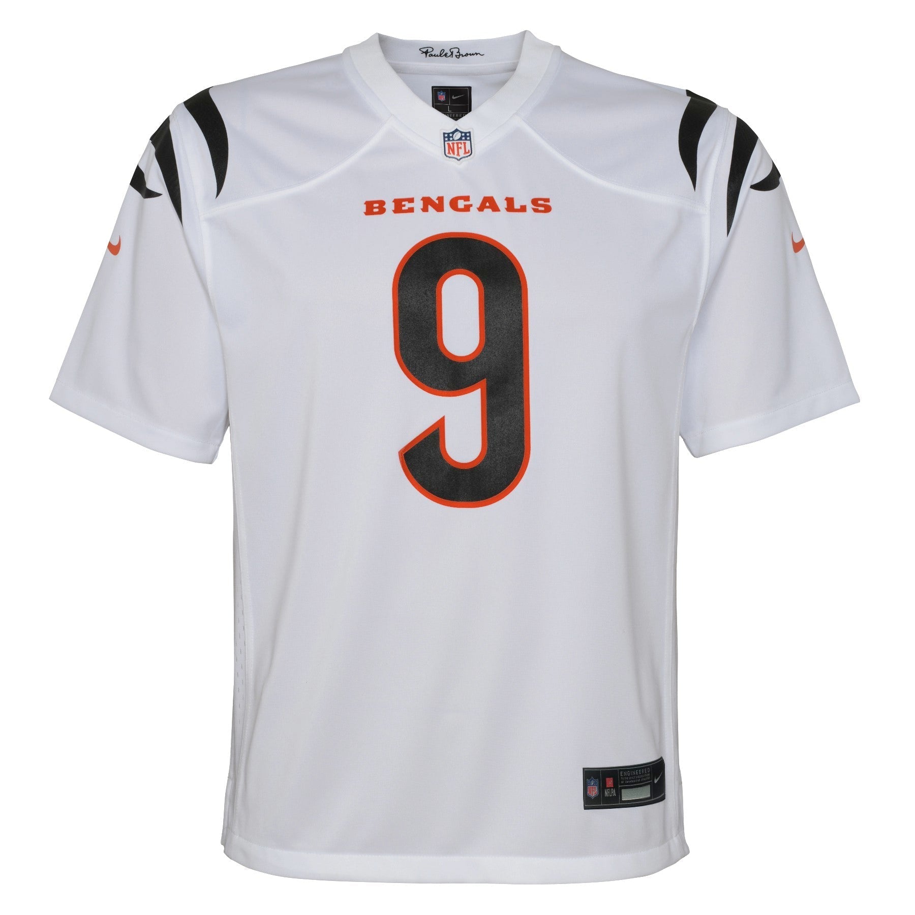 Youth Cincinnati Bengals Joe Burrow Nike White Game Jersey