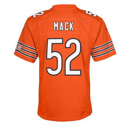 Youth Nike Khalil Mack Alternate Orange Chicago Bears Game Jersey