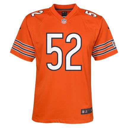 Youth Nike Khalil Mack Alternate Orange Chicago Bears Game Jersey