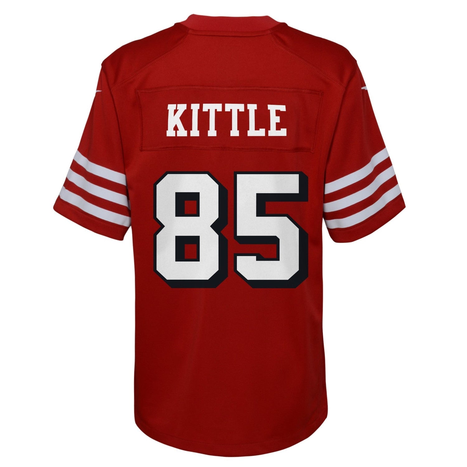 Youth George Kittle San Francisco 49ers Nike Scarlet Alternate Game Jersey