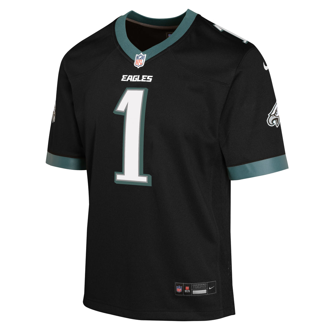 Youth Jalen Hurts Philadelphia Eagles Black Nike Game Jersey