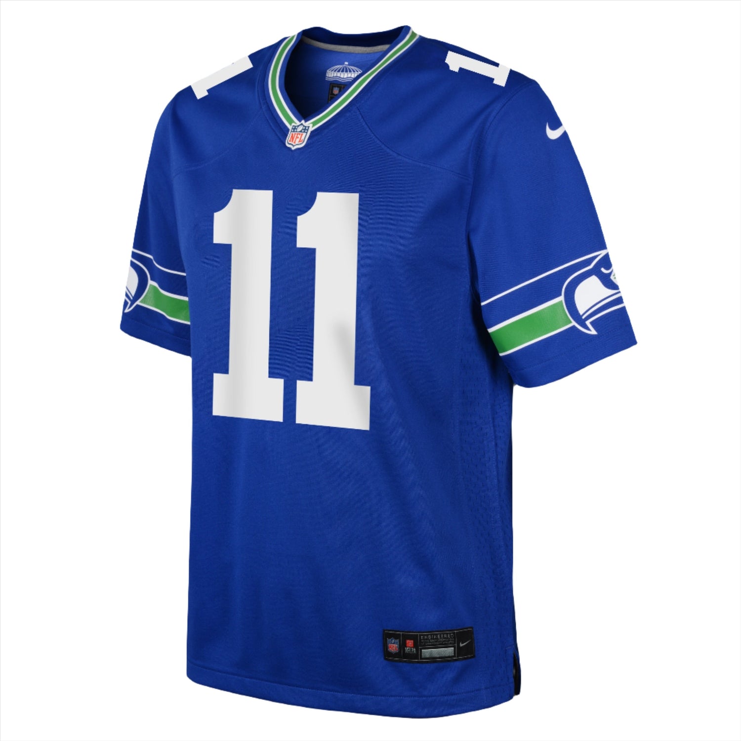 Youth Seattle Seahawks Jaxon Smith-Njigba Royal Blue Retro Throwback Nike Game Jersey