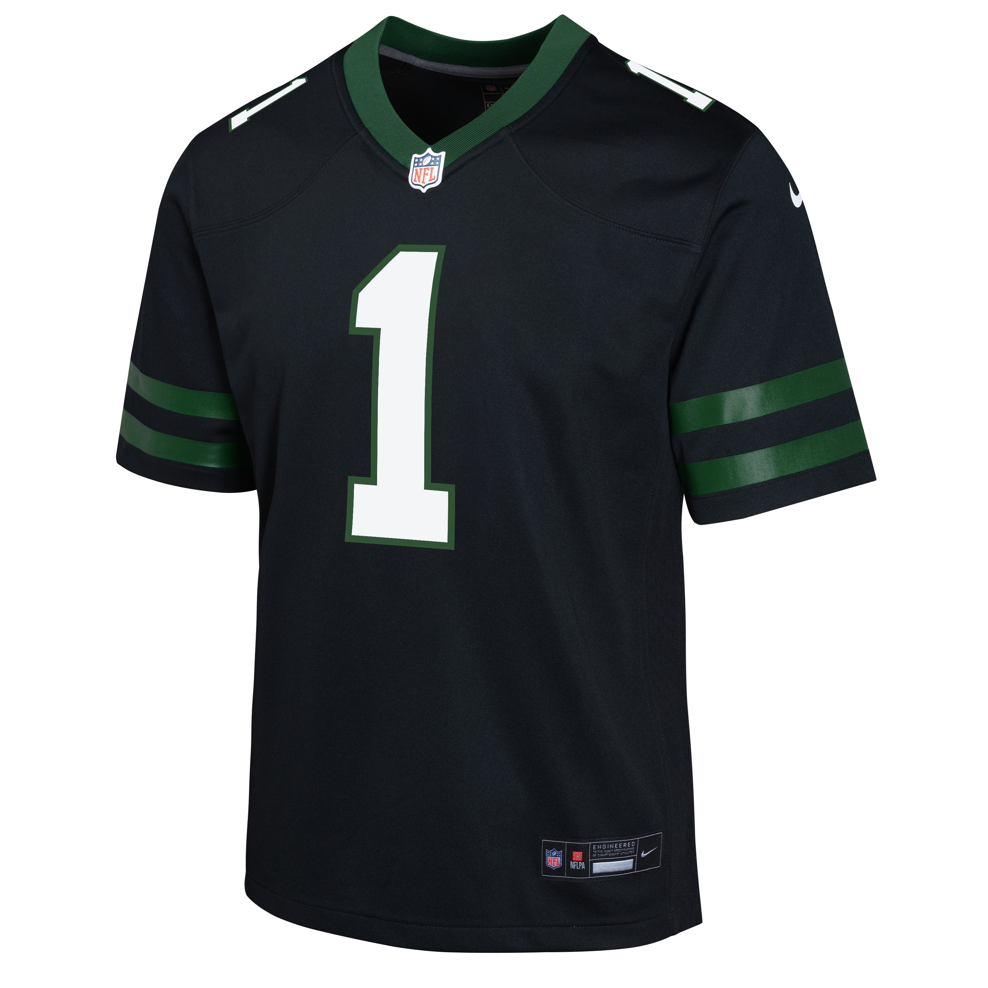 Youth Sauce Gardner New York Jets Nike Black Game Jersey