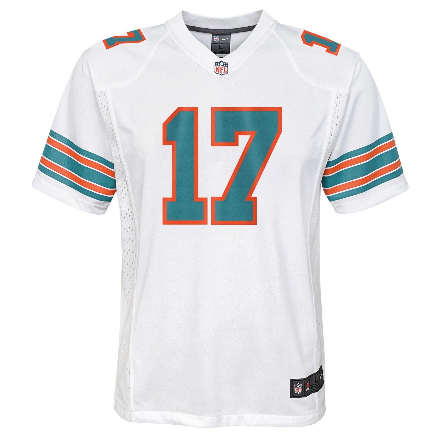 Youth Jaylen Waddle Miami Dolphins Nike White Alternate Game Jersey