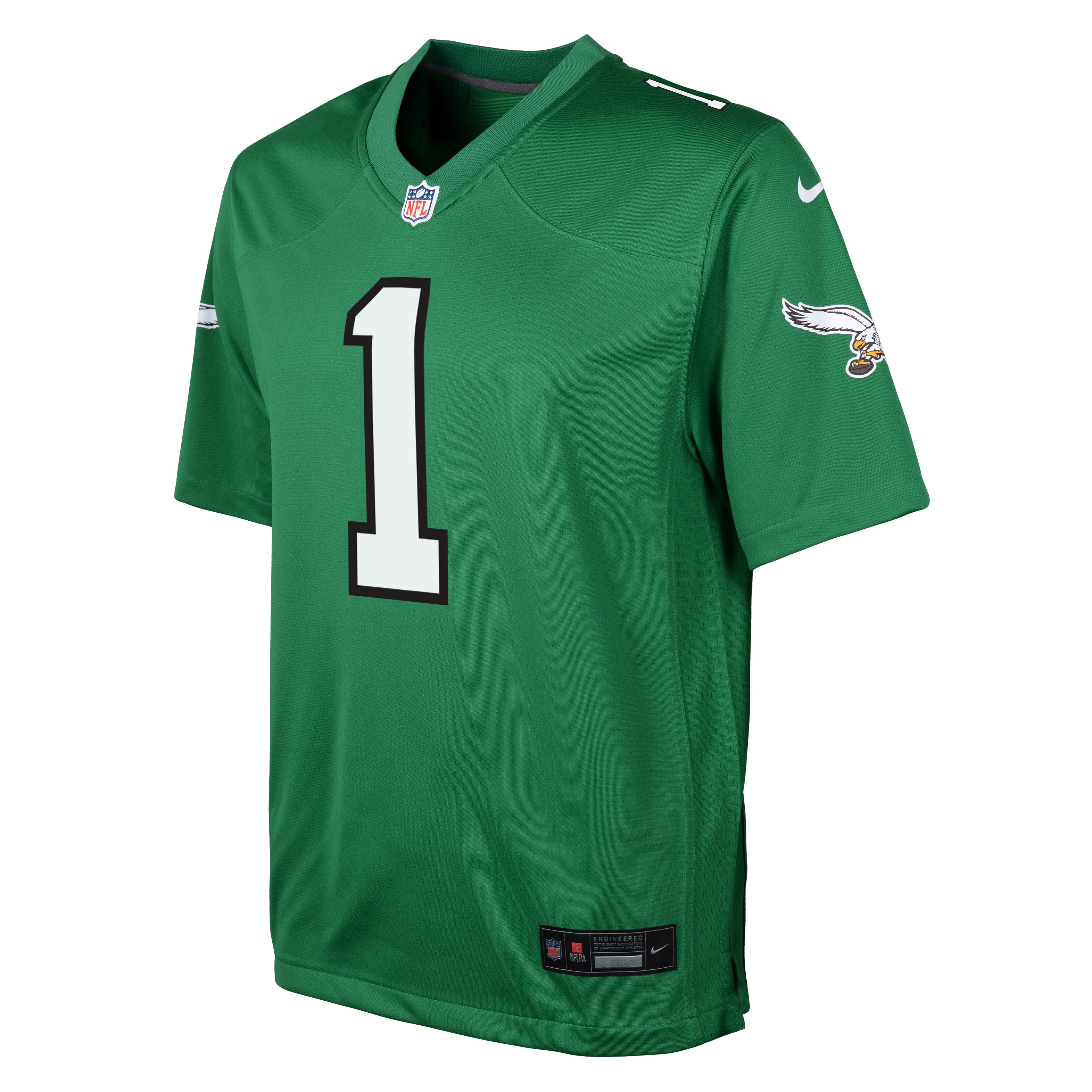 Youth Jalen Hurts Philadelphia Eagles Nike Alternate Game Jersey-Kelly Green