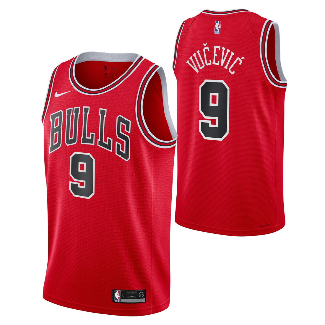 Youth Chicago Bulls Nikola Vucevic Red Nike Swingman Icon Jersey