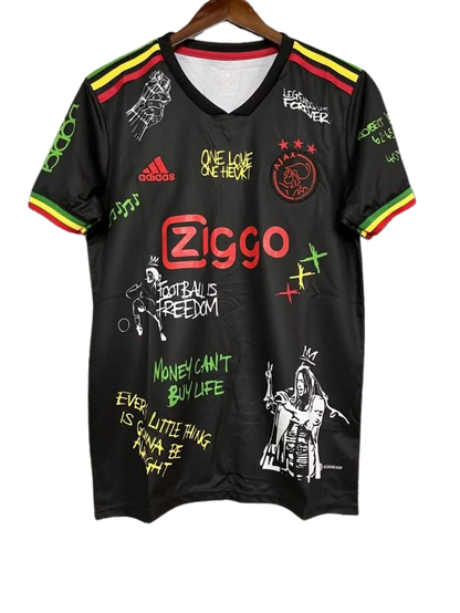 Retro 21/22 Ajax Third Black One Love Special Edition kit - Fan version