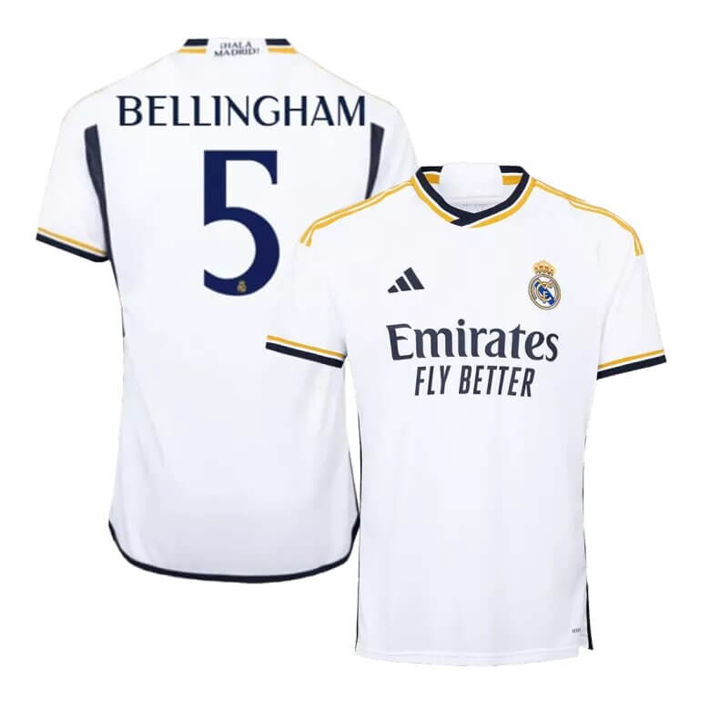 BELLINGHAM 5 Real Madrid Home Jersey 2023/24