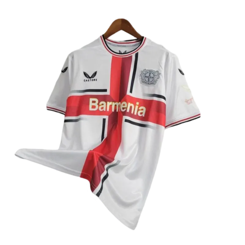 24/25 Bayer 04 Leverkusen Away White Kit - Fan Version