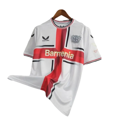 24/25 Bayer 04 Leverkusen Away White Kit - Fan Version