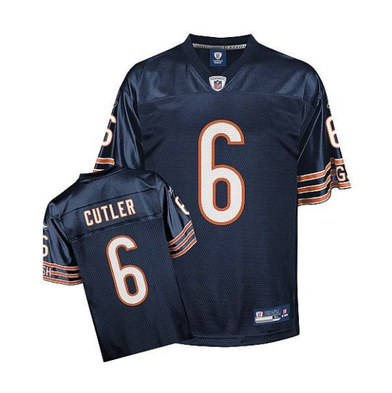 Youth Chicago Bears Jay Cutler Navy Jersey