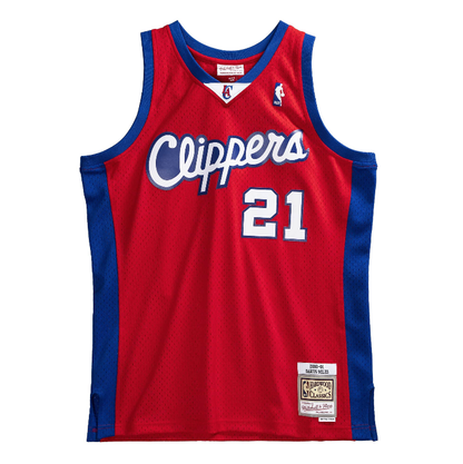 Men’s Darius Miles Los Angeles Clippers 2000-2001 Red Swingman Jersey By Mitchell &amp; Ness