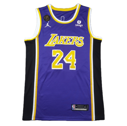 Los Angeles Lakers 24 Purple Commemorative Edition Jersey NBA