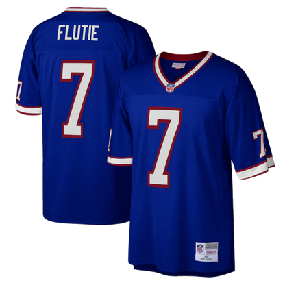 Mens Buffalo Bills Doug Flutie Mitchell &amp; Ness Royal Blue Retired Player Vintage Jersey