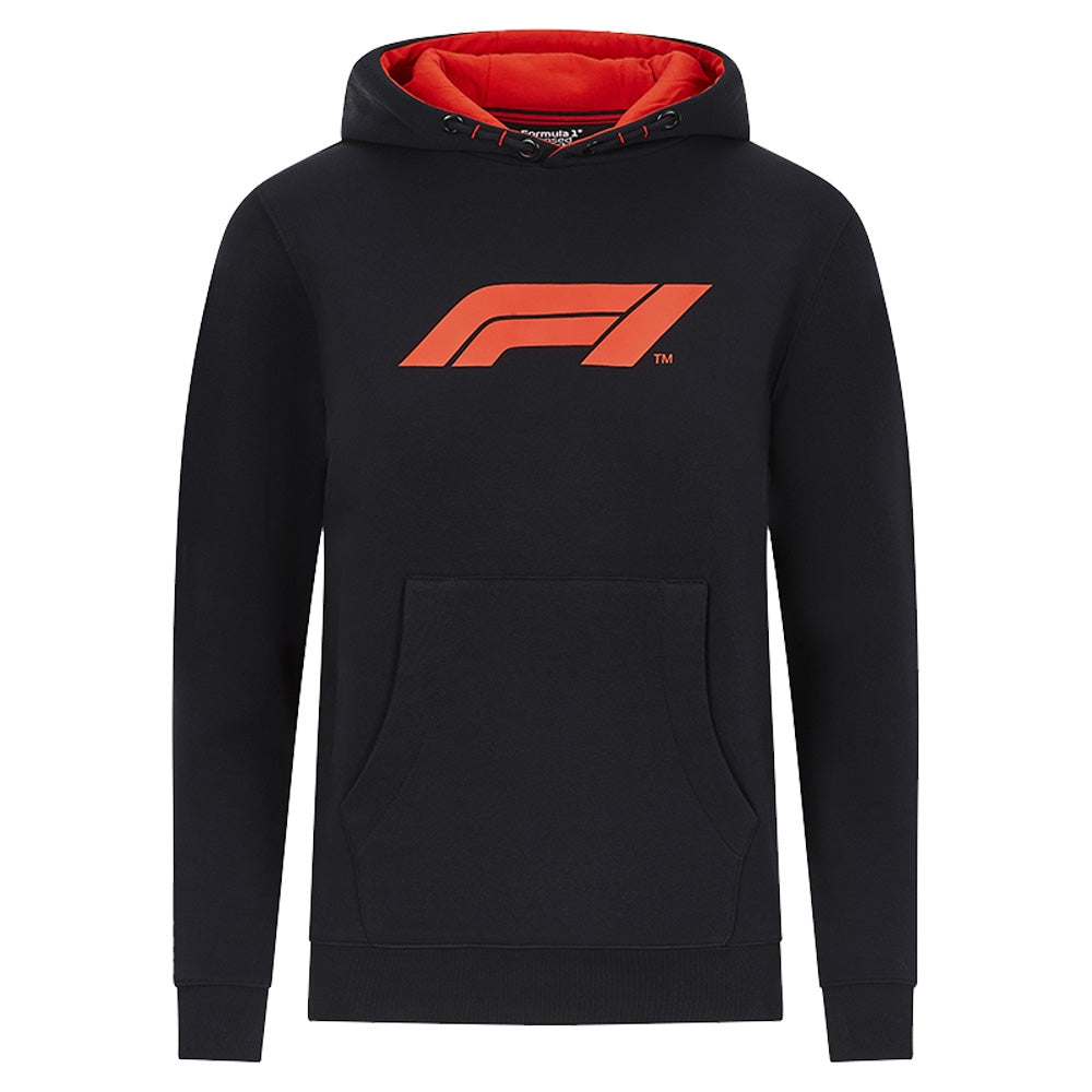 2022 Formula 1 F1 Large Logo Hooded Sweat (Black) - Kids