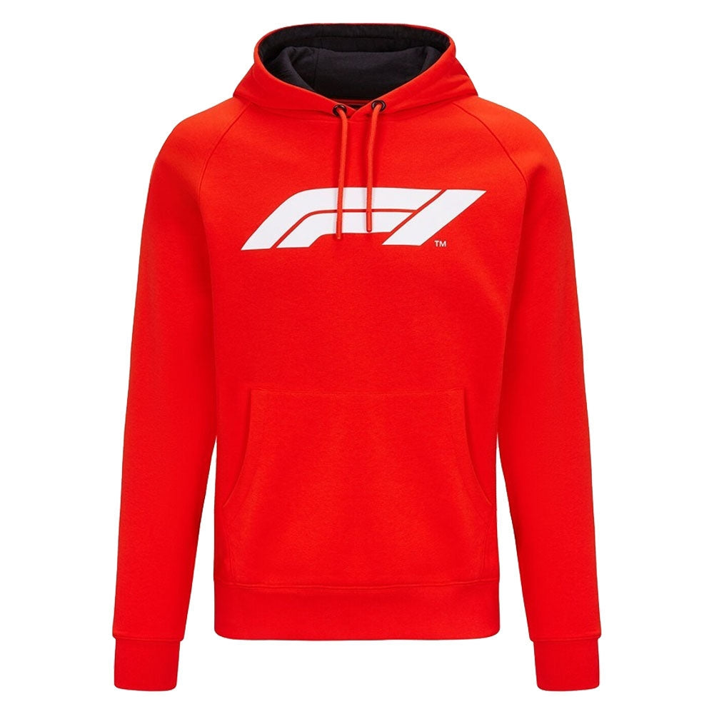 2022 Formula 1 F1 Large Logo Hooded Sweat (Red)