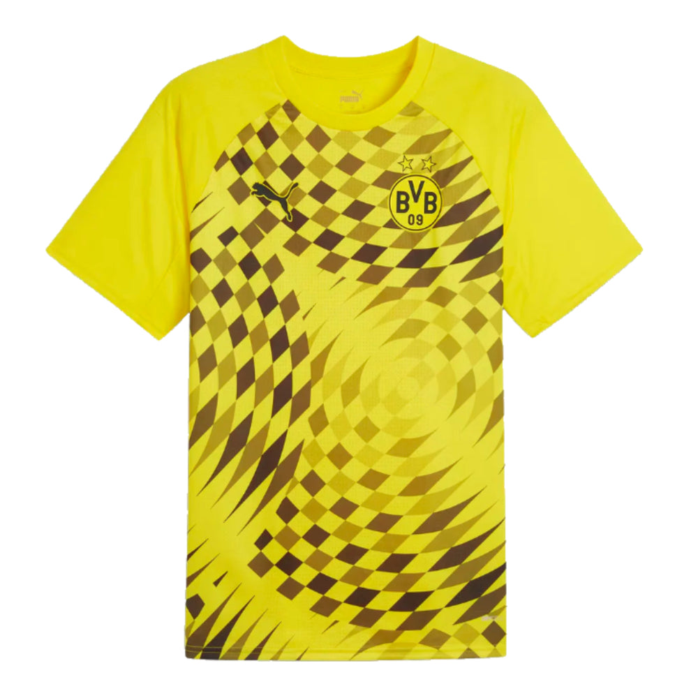 2023-2024 Borussia Dortmund Pre-Match Shirt (Cyber Yellow)