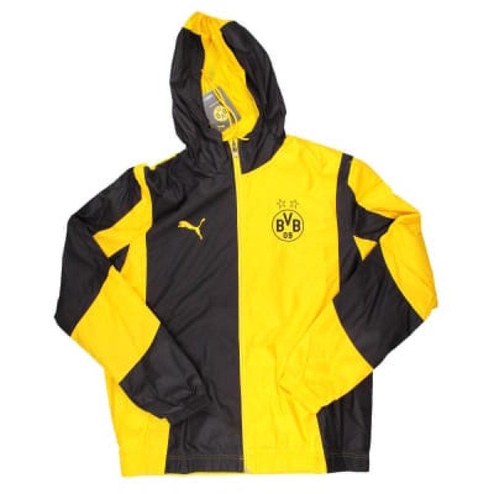 2023-2024 Borussia Dortmund Prematch Woven Jacket (Yellow)