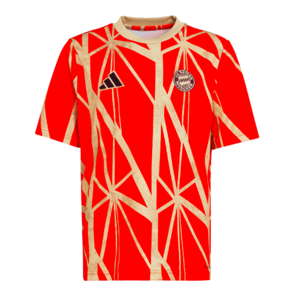 2024-2025 Bayern Munich Pre-Match Shirt (Red) - Kids