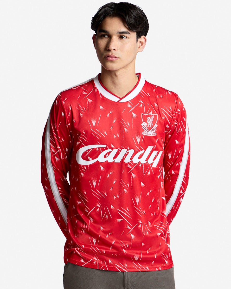 Liverpool Adults Retro 89/91 Long Sleeve Jersey