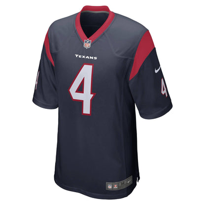 Youth Houston Texans Deshaun Watson Nike Navy Game Jersey