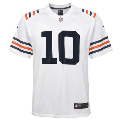 Youth Chicago Bears Mitchell Trubisky Nike White 2019 Alternate Classic Game Jersey