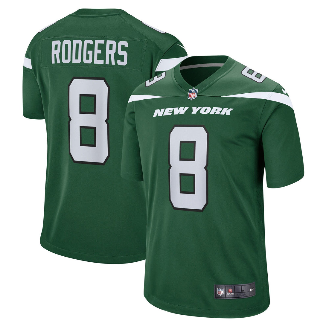 Youth Aaron Rodgers New York Jets Nike Green Game Jersey