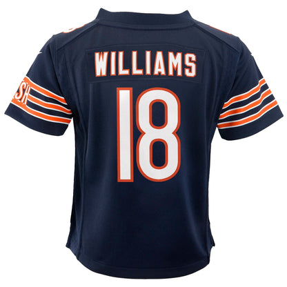 Kids Caleb Williams Chicago Bears Navy Child Nike Game Jersey